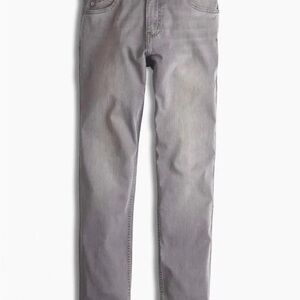 Men's Gray Straight Jeans
